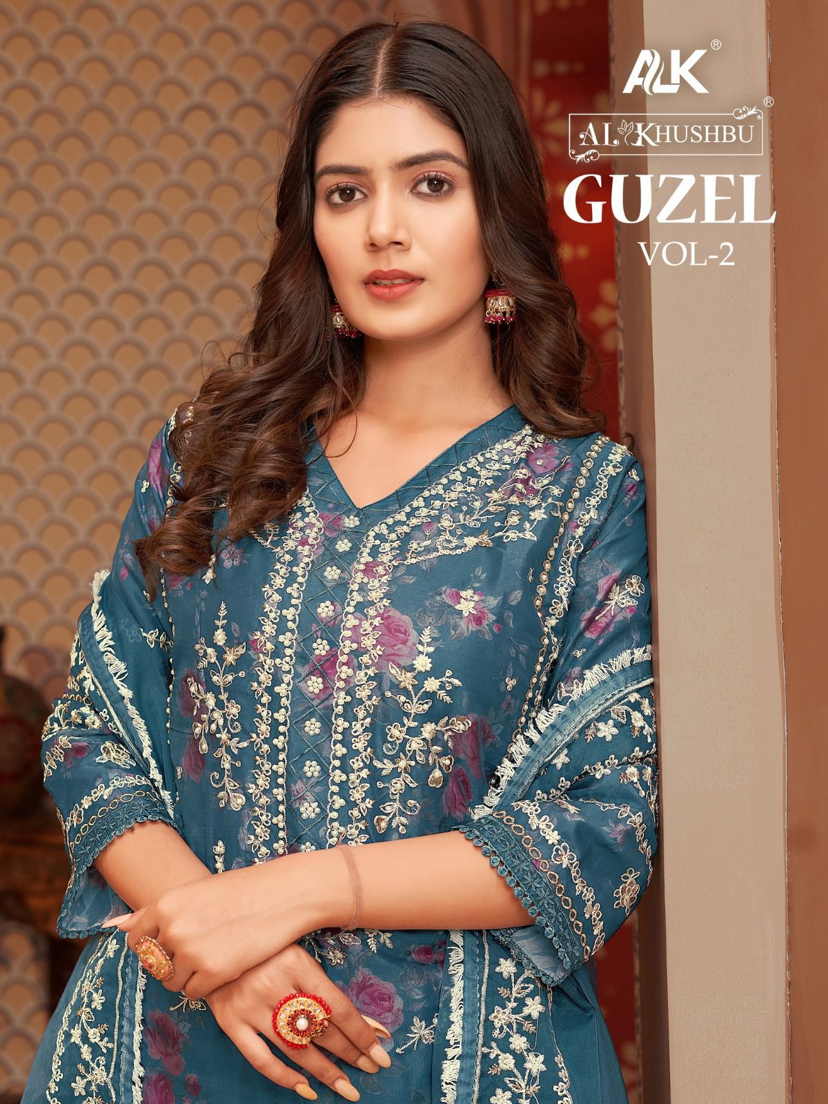 Guzal Vol 2 By Al Khushbu Embroidered Pakistani Suits Catalog